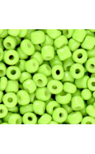 Seed beads 6/0 (4mm) Apple green